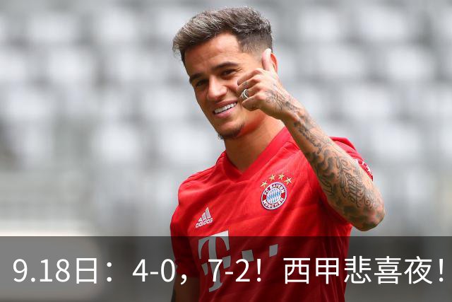9.18日：4-0，7-2！西甲悲喜夜！马竞胜奥萨苏纳主场告捷，巴萨全胜领跑，多纪录刷新